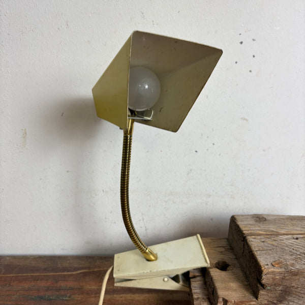 Vintage Mid Century Schwanenhals Lampe von HOSO
