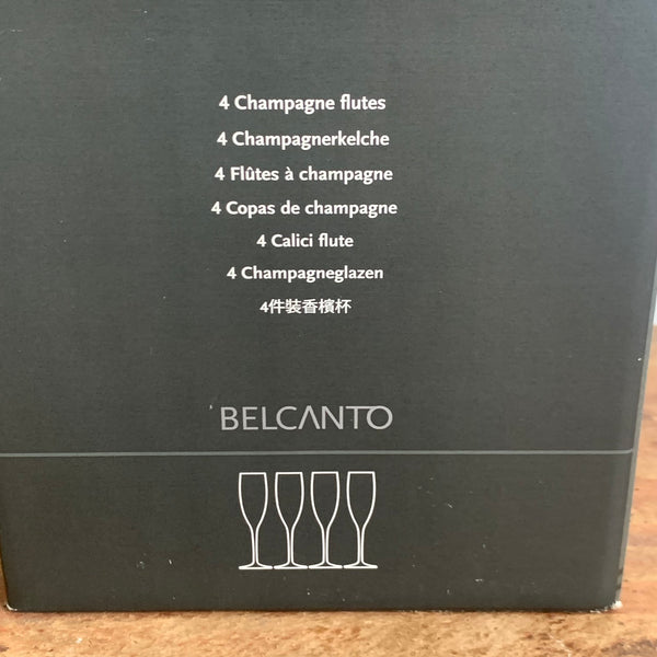 4 Champagnerkelche Belcanto von Rosenthal OVP