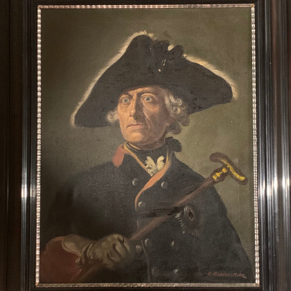 Ölgemälde Friedrich der Große von Karl Richter