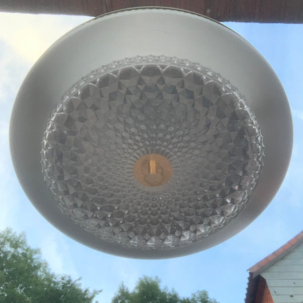 Space Age Ufo Lampe aus Aluminium