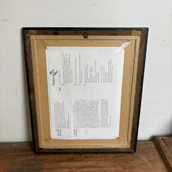 Originale Künstlergrafik Der Schrei von Manfred Kache
