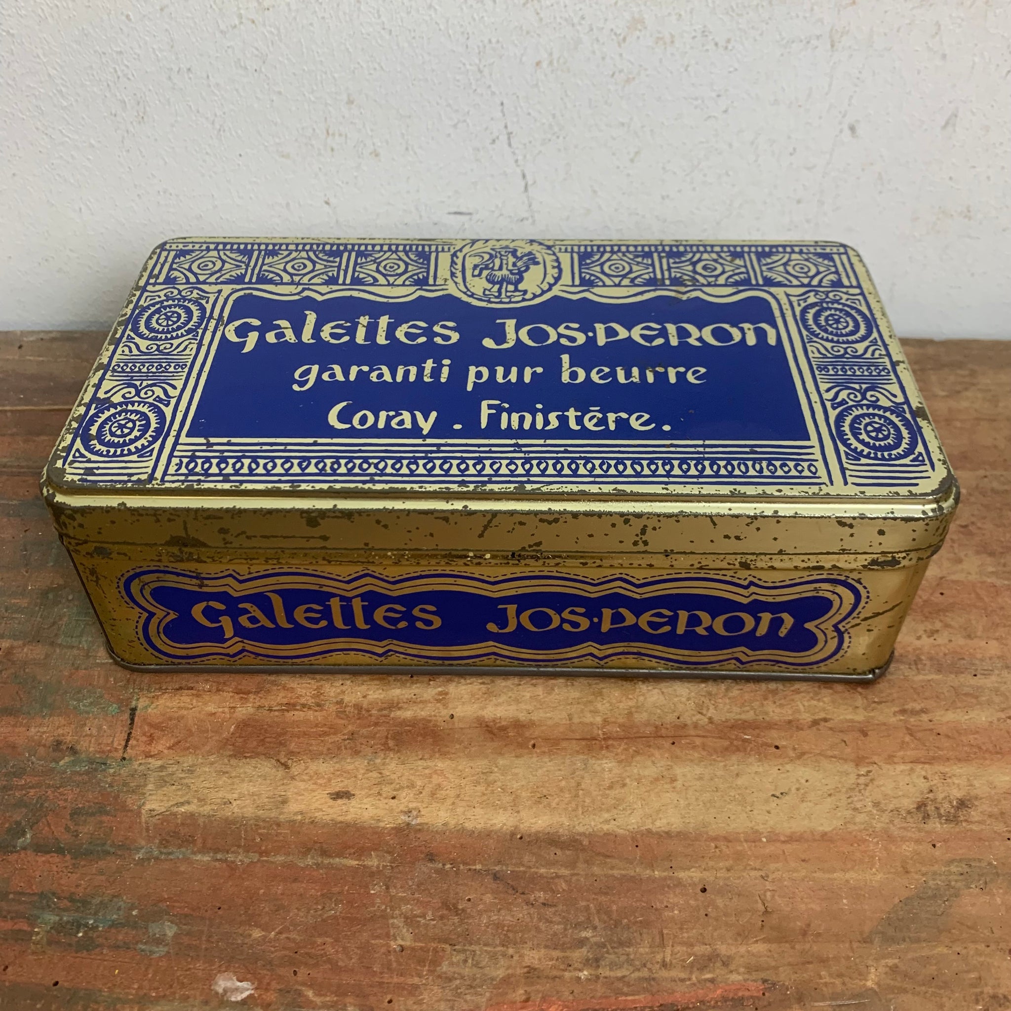Vintage Blechdose Galettes Jos Peron