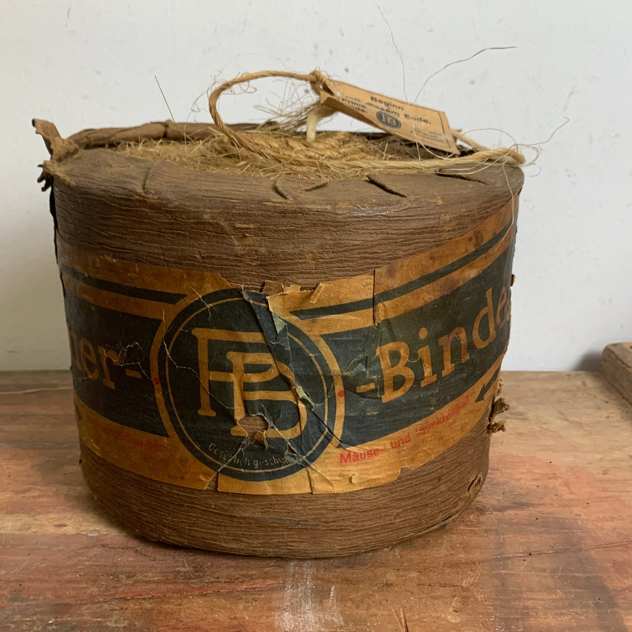 Vintage Rolle PB Sisal Bindegarn von Baumhüter