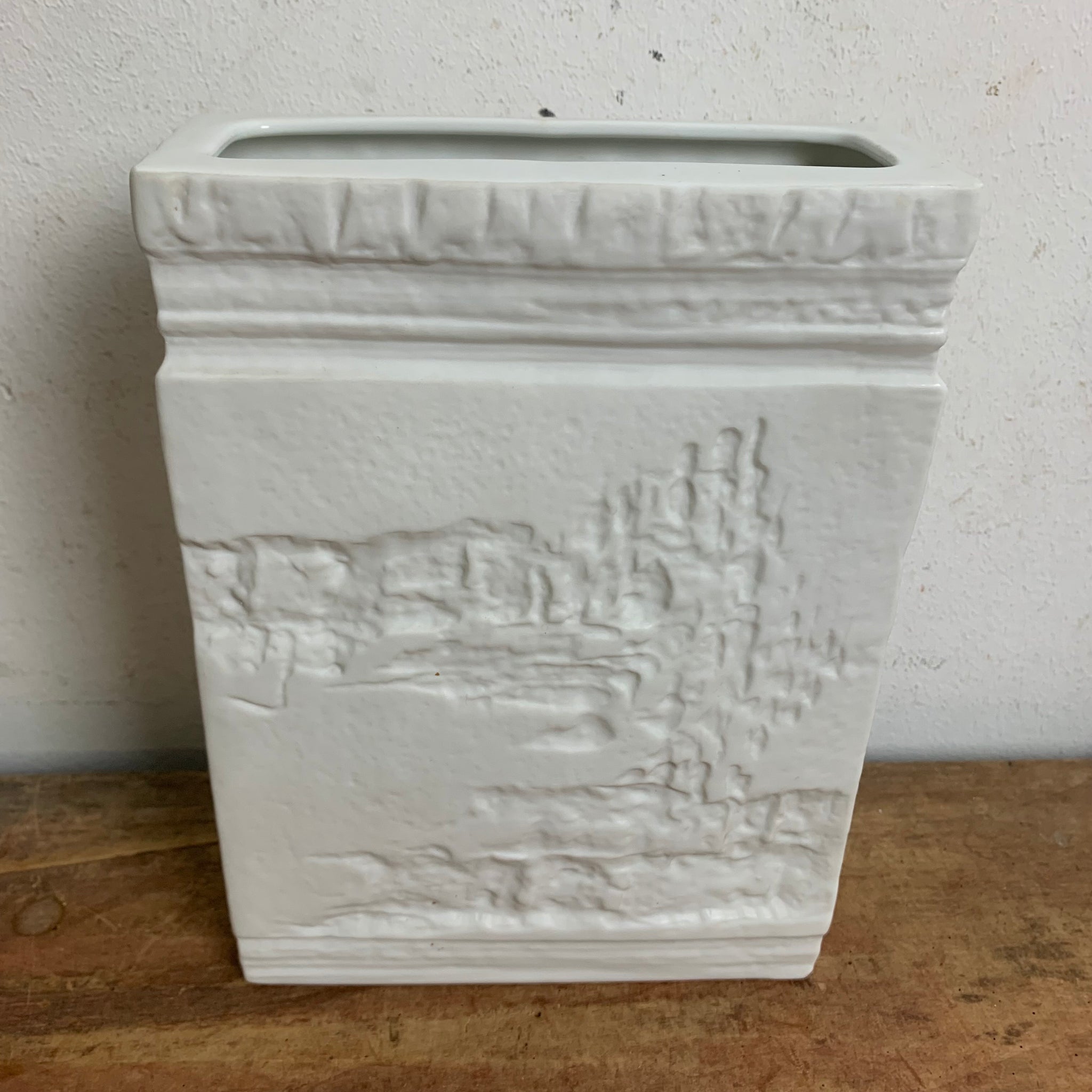 Op Art Porzellan Vase von Martin Freyer für Rosenthal
