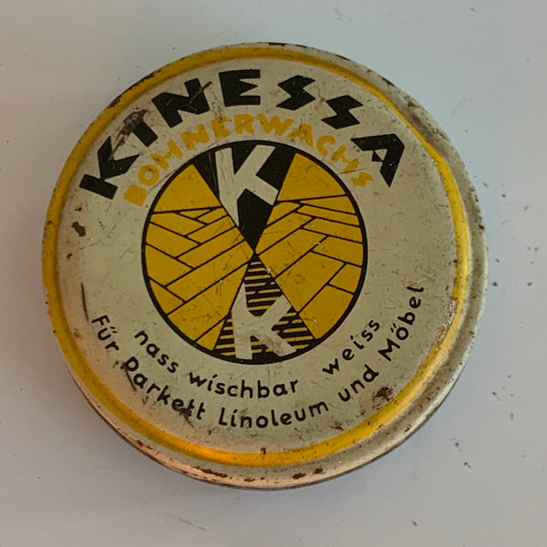 Vintage Blechdose Kinessa Bohnerwachs