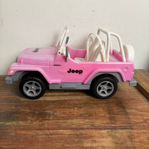 Vintage Barbie Pink Wrangler Jeep von Mattel