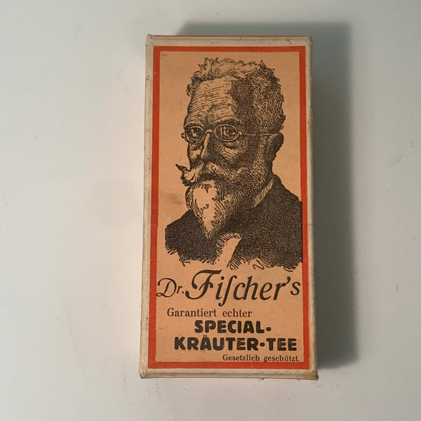 Pappschachtel Dr. Fischer’s Special Kräuter Tee OVP