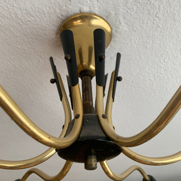 Vintage Mid Century Sputnik Spider Deckenlampe