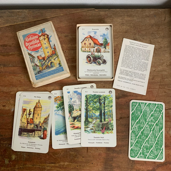 Vintage Quartett Schöne deutsche Heimat