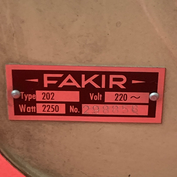 Vintage Heizlüfter von Fakir