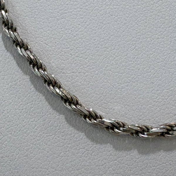 Elegante Seilkette Sterling Silber