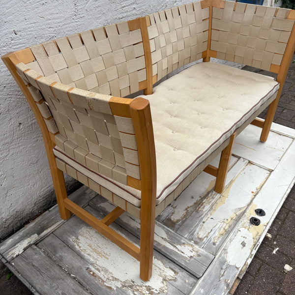 Vintage skandinavisches Zweisitzer Sofa EJ 477/2 von Mogens Poulsen, Ditlev Karsten und Søren Poulsen für Erik Jørgensen Møbelfabrik
