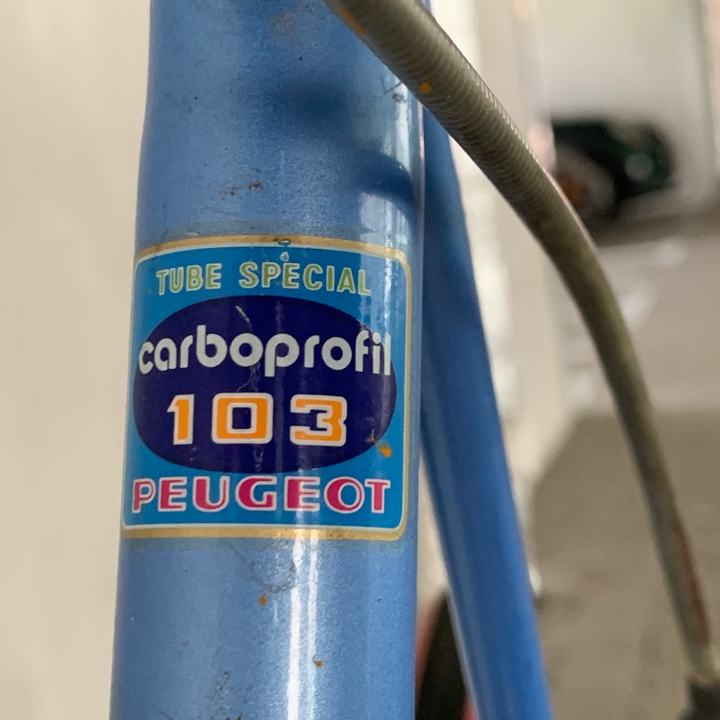 peugeot rennrad carbolite 103 tube special Vintage Rennrad Carboprofil 103 von Peugeot – Trödelfuchs Vintage Shop