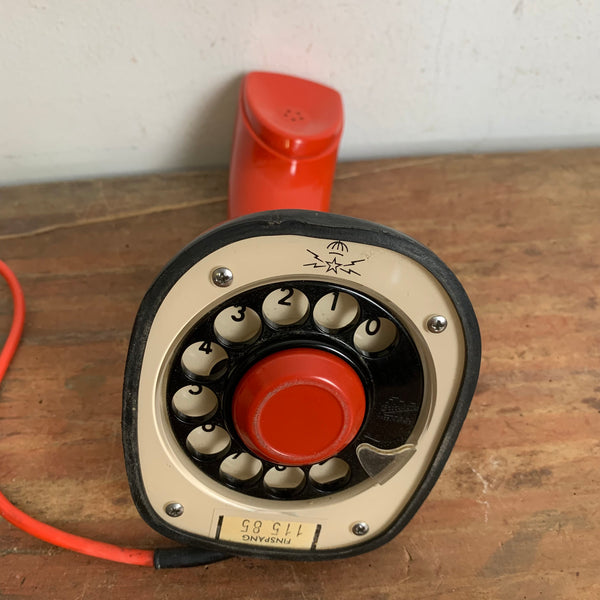 Vintage Space Age Design Telefon Cobra von LM Ericsson