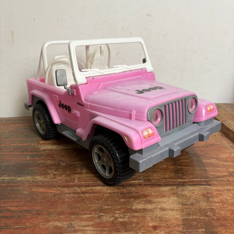 Vintage Barbie Pink Wrangler Jeep von Mattel