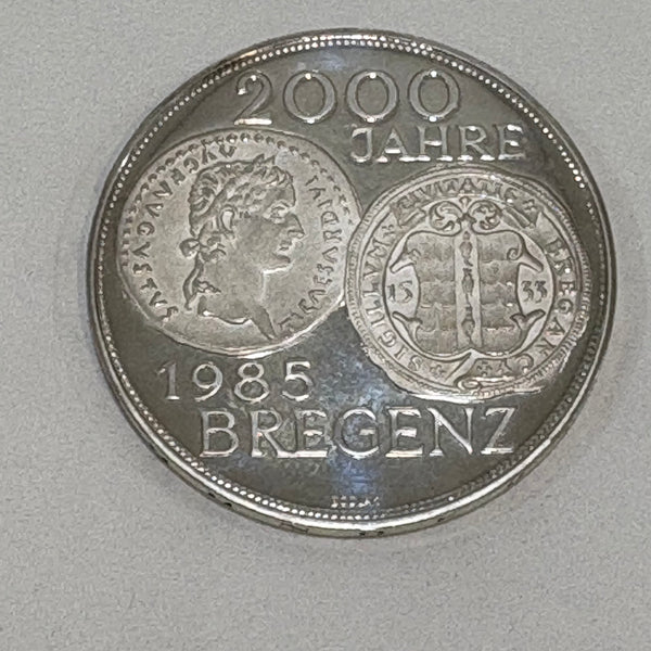 Österreich 500 Schilling 1985 Silber 2000 Jahre Bregenz