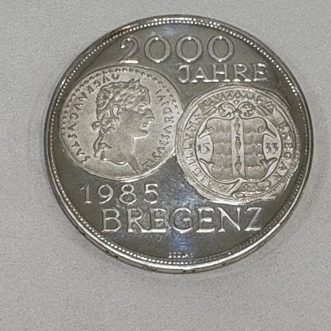 Österreich 500 Schilling 1985 Silber 2000 Jahre Bregenz
