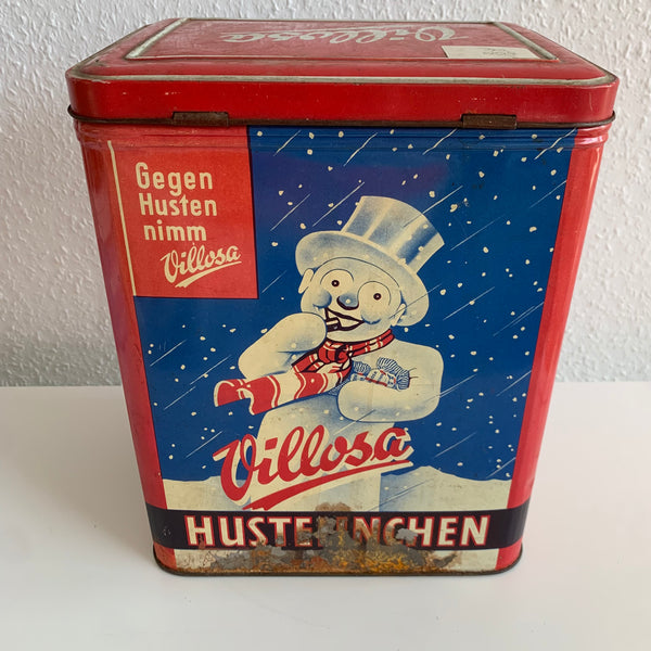 Vintage Blechdose Hustelinchen von Villosa