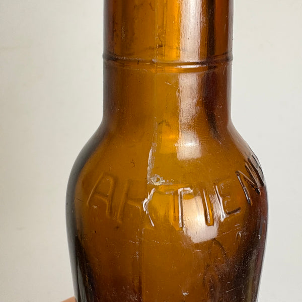 Antike Bügelverschluss Bierflasche Hildesheimer Aktien Brauerei