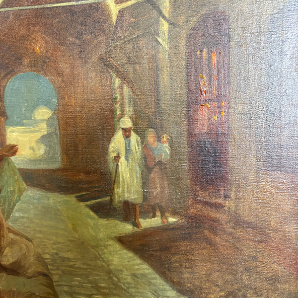 Ölgemälde arabisches Viertel Orient