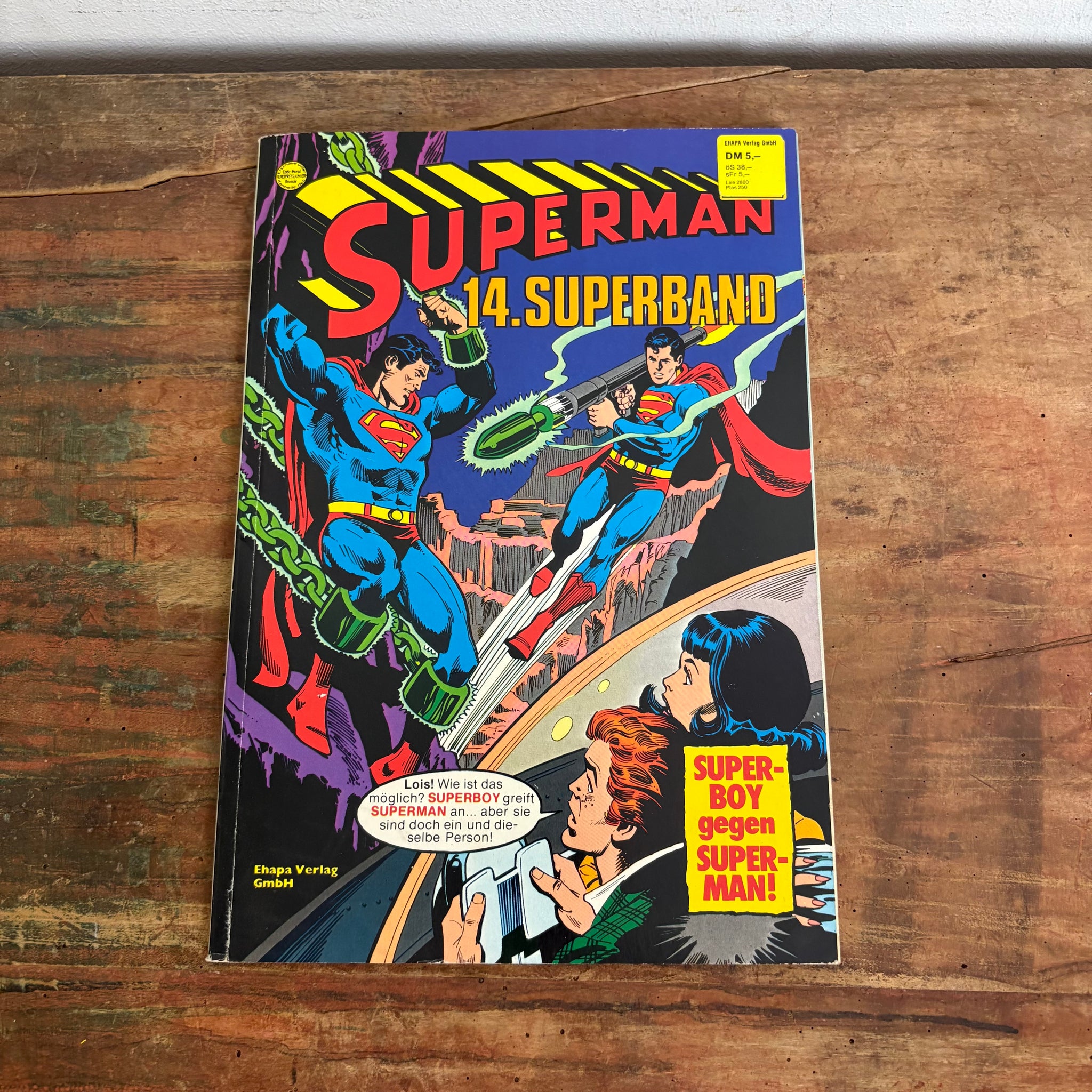 Comic Superman 14. Superband Superboy gegen Superman!