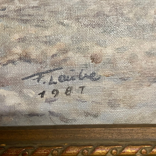 Ölgemälde Canada Bären mit gerissenem Hirsch von Fritz Laube