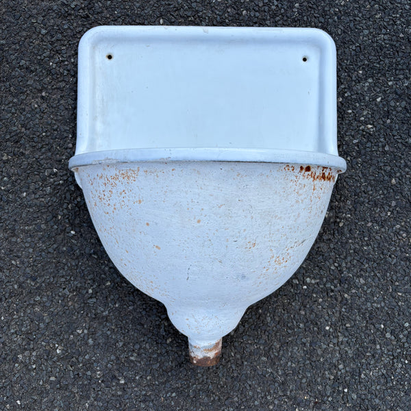 Antikes Emaille Gusseisen Waschbecken