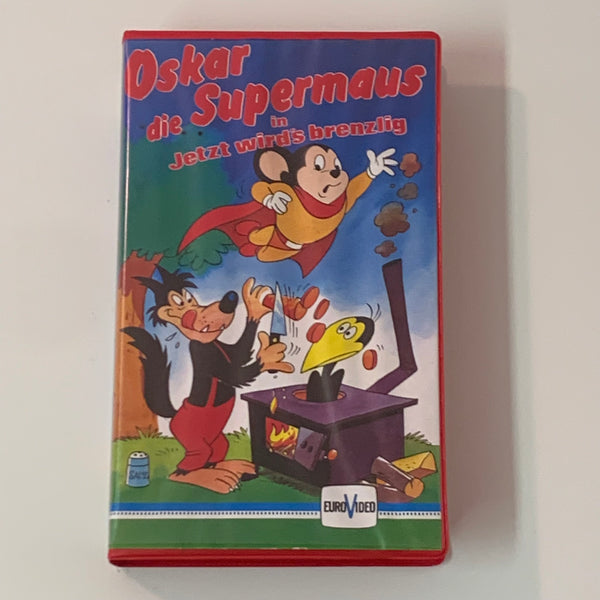 VHS Video Kassette Oskar Supermaus
Jetzt wird's brenzlig