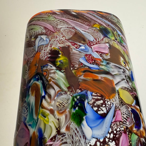 Vintage Design Kunst Vase Tutti Frutti Muranoglas von Dino Martens für Avem