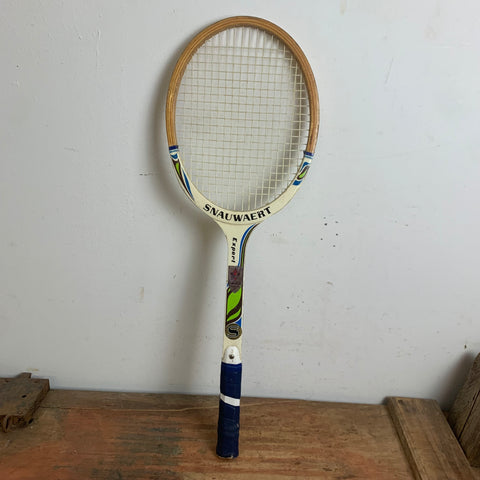 Vintage Holz Tennisschläger Snauwaert Expert