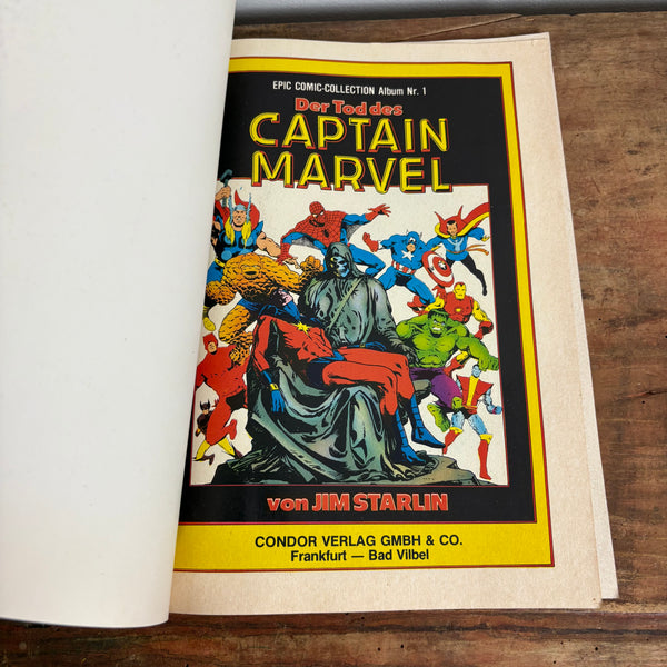 Comic EPIC COMIC-COLLECTION Album Nr. 1 Der Tod des Captain Marvel