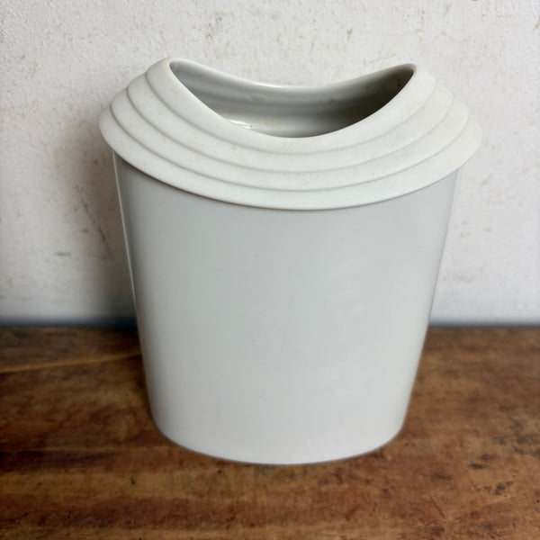 Vintage Op Art Porzellan Vase von James Kirkwood für Rosenthal