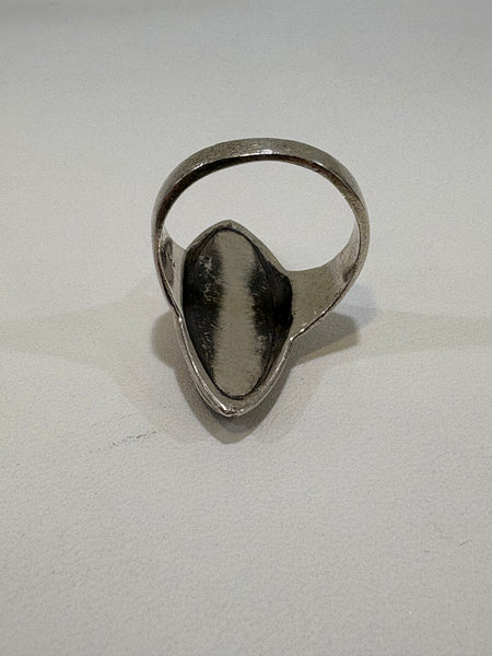 Art Deco Sterling Silber Ring mit Onyx