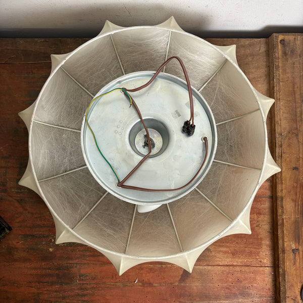 Vintage Coccon Deckenlampe Friedel Wauer für Goldkant Leuchten