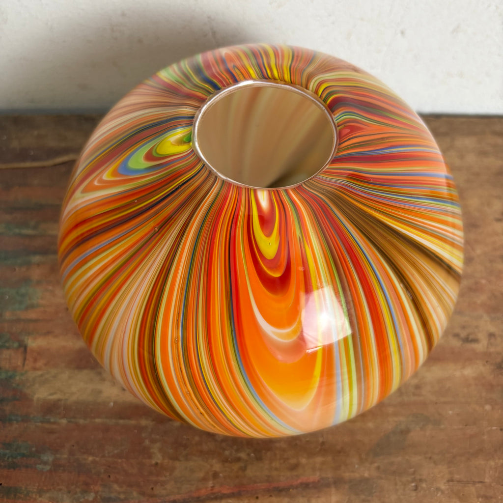 Vintage Glas Vase Murano bunt – Trödelfuchs Vintage Shop