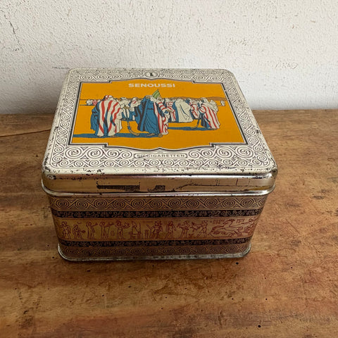 Vintage Blechdose Senoussi Cigaretten
