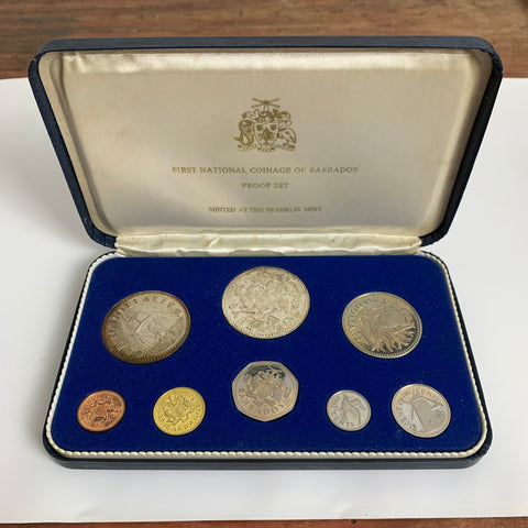 Münzen First National Coinage of Barbados 1973