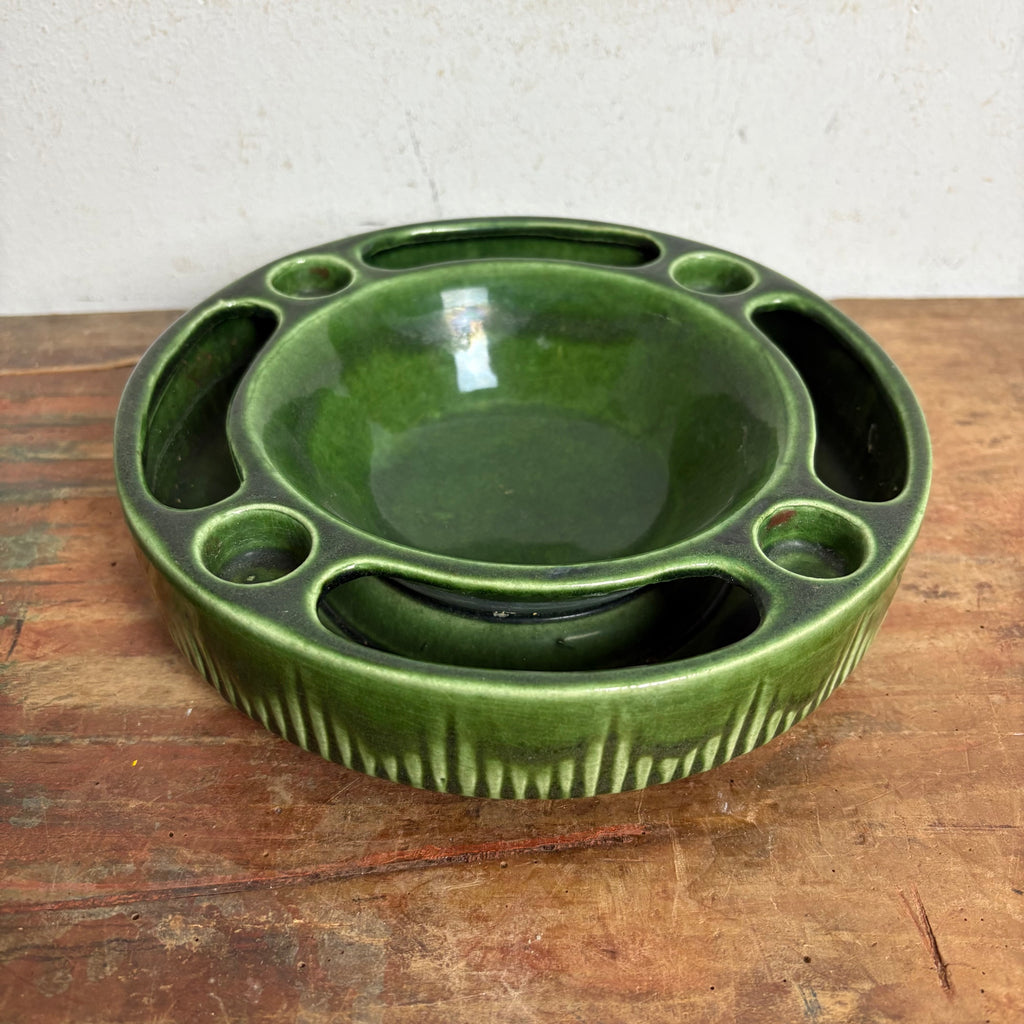 Vintage Adventskranz / Schale Keramik von Jasba 3051-20 – Trödelfuchs Vintage Shop