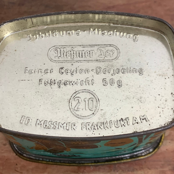 Vintage Blechdose Meßmer Tee