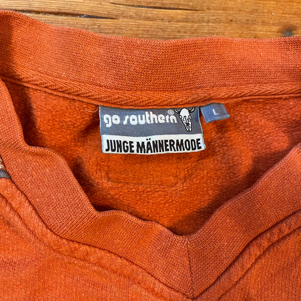 Dragon Y2K Sweater in Orange - Vintage