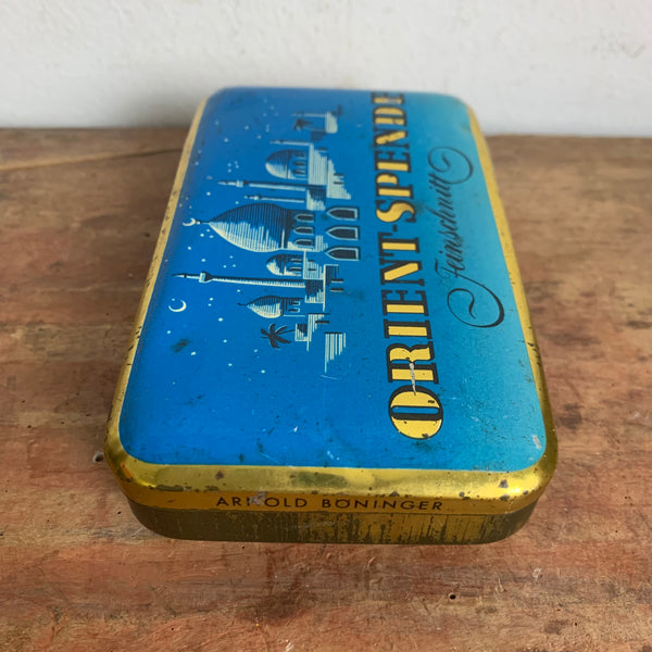 Vintage Blechdose Tabak Orient Spende Feinschnitt