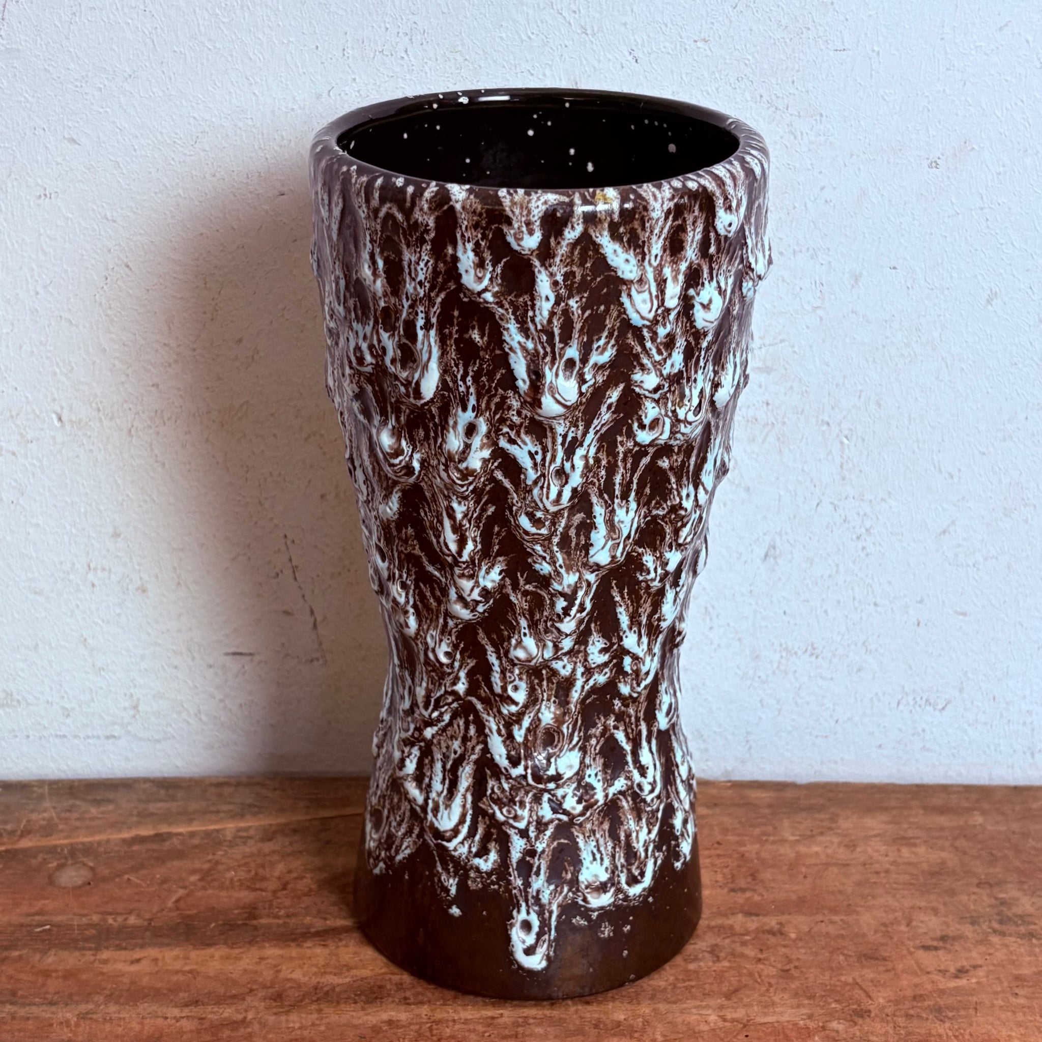 Vintage Fat Lava Keramik Vase von Scheurich 244-22