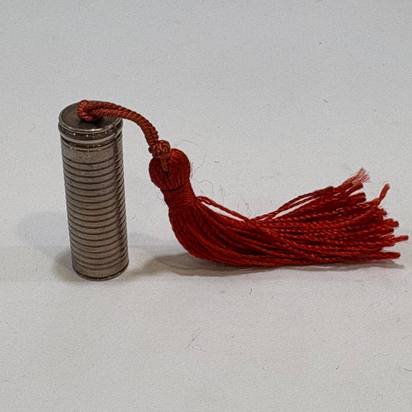 Art Deco Teleskop Zigarettenspitze in Dose mit Quaste