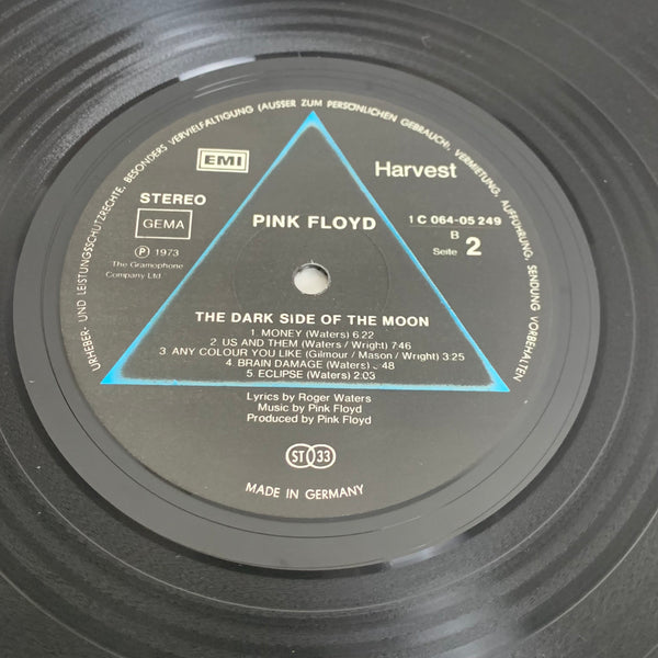 LP Pink Floyd The Dark Side Of The Moon 1973 mit 2 Poster und 2 Sticker