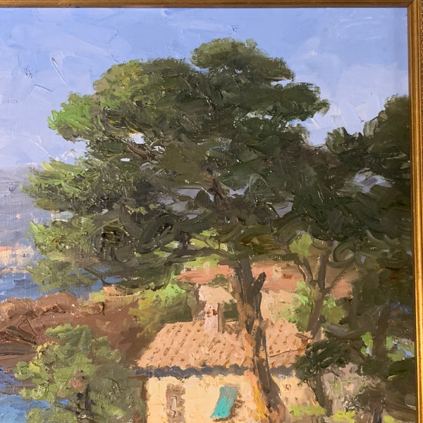 Ölgemälde Côte d‘Azur von Lucien Chanay