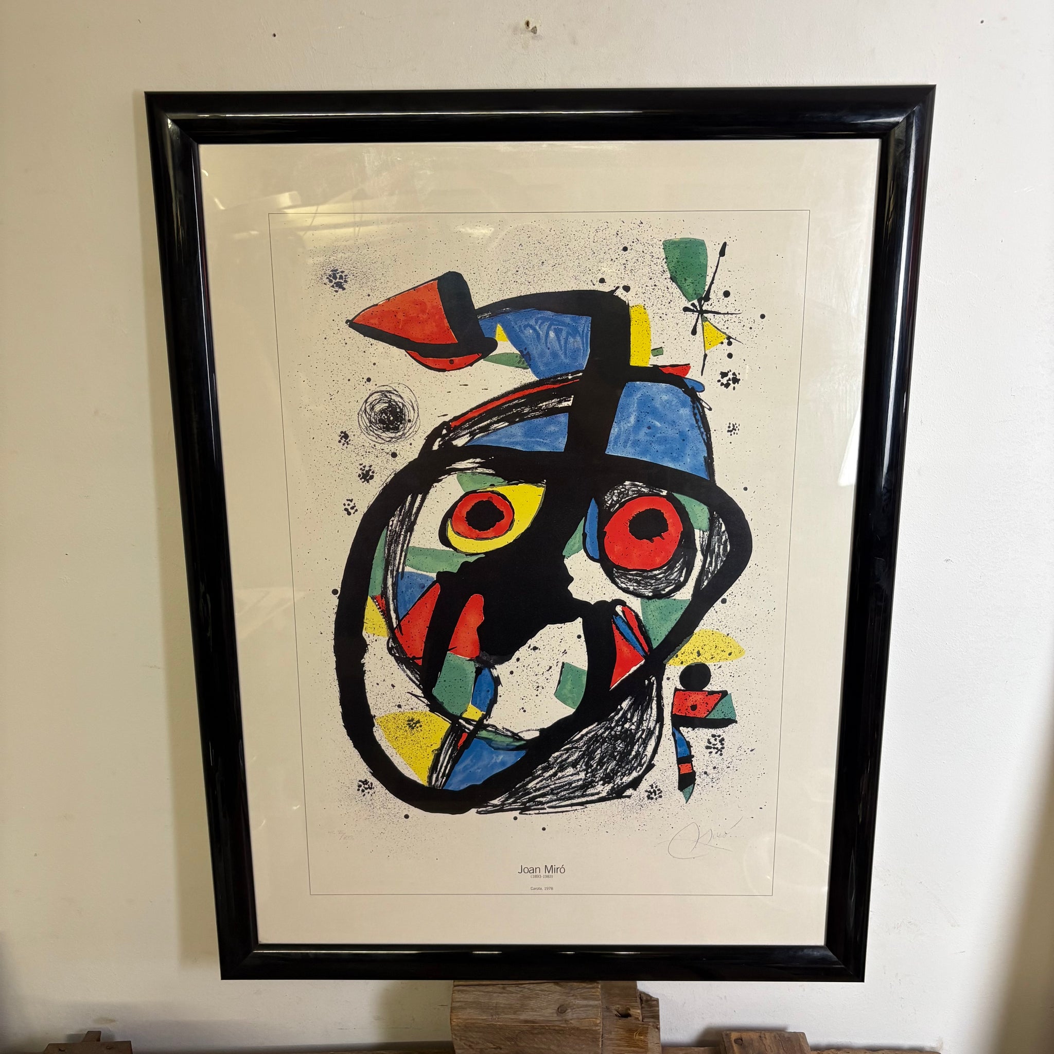 Kunstdruck Joan Miró Carota 1978