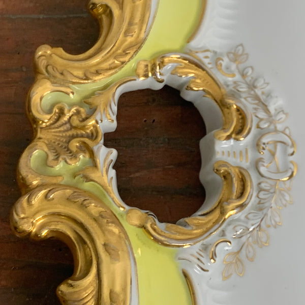 Große Prunkplatte von Meissen