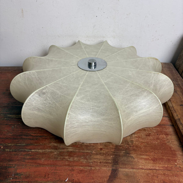 Vintage Coccon Deckenlampe Friedel Wauer für Goldkant Leuchten