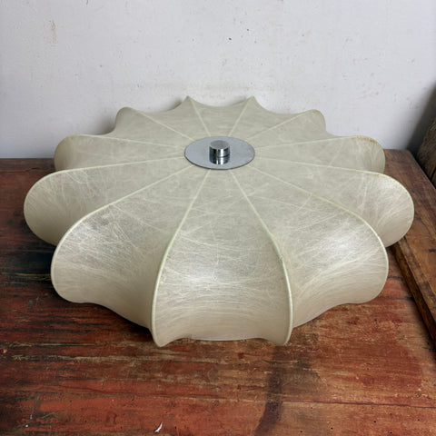 Vintage Coccon Deckenlampe Friedel Wauer für Goldkant Leuchten