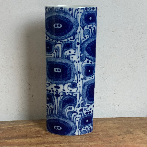 Vintage Porzellan Vase von E. A. Sundermann für Fürstenberg